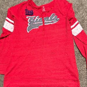 NFL Kids Red Giants Long Sleeve Tee